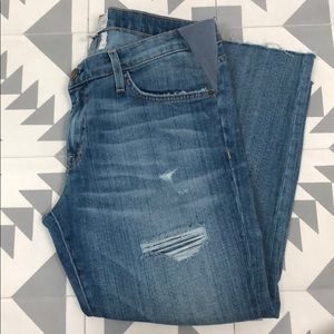 Current/Elliott x Hatch Maternity Boyfriend Jeans